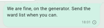 A message's tick changing from a single grey tick to a double tick and then to the read colour, filmed on a real phone.